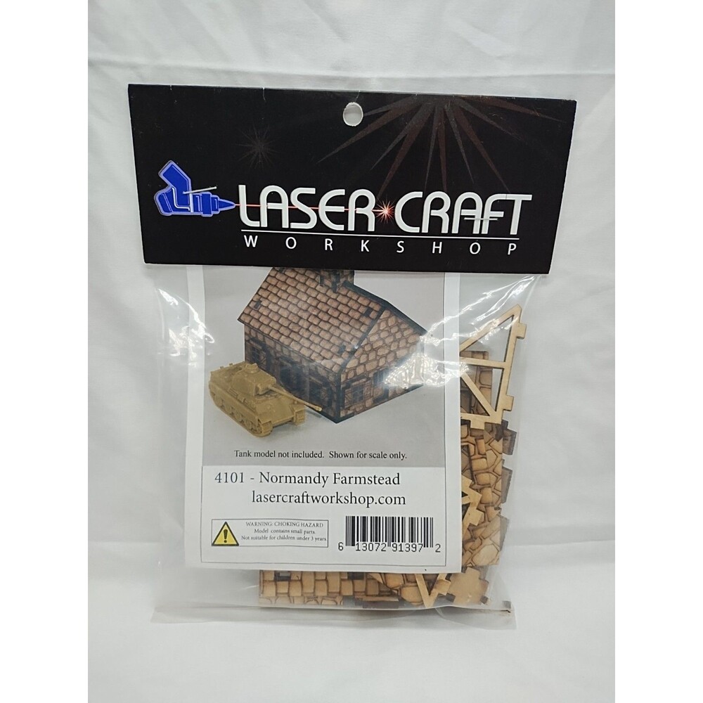 Laser Craft Normandy Farmstead 15mm Building Kit Sealed